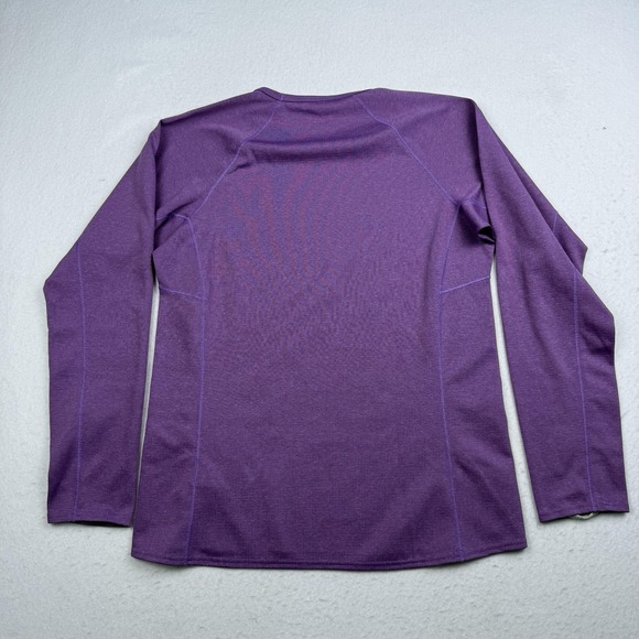 Patagonia Capilene Baselayer Shirt Womens Medium Purple Midweight Polartec - Picture 7 of 8